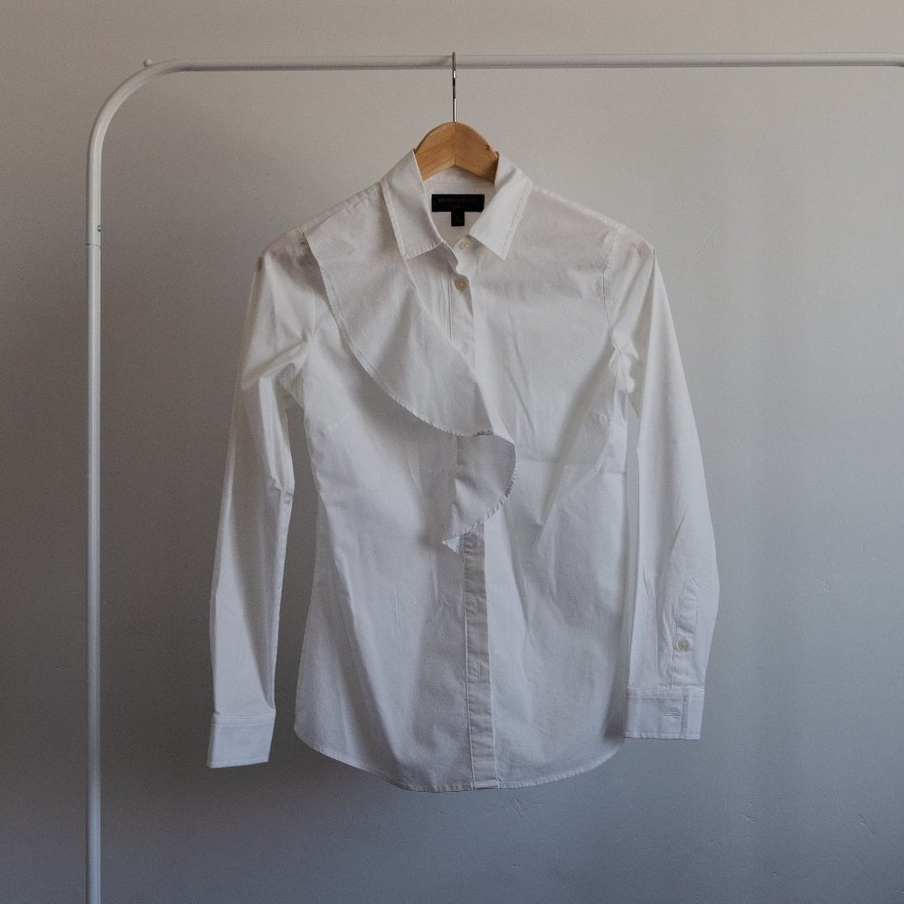 Banana Republic White Button Down Shirt